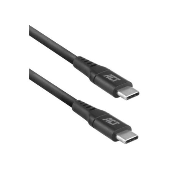 ACT AC3025 USB-kabel 1 m USB 3.2 Gen 1 (3.1 Gen 1) USB C Zwa