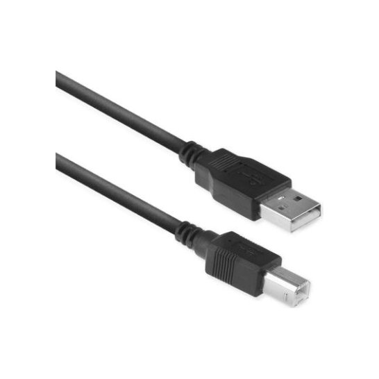 ACT AC3030 USB-kabel 1 m USB 2.0 USB A USB B Zwart