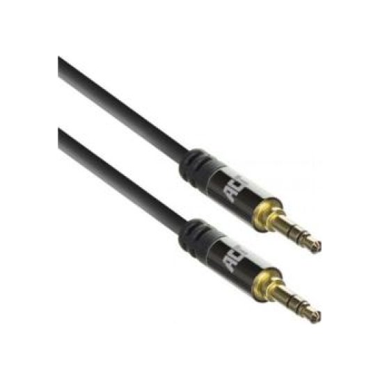 ACT AC3610 audio kabel 1,5 m 3.5mm Zwart