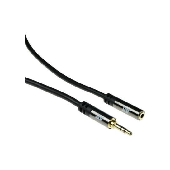 ACT AC3615 audio kabel 2 m 3.5mm Zwart