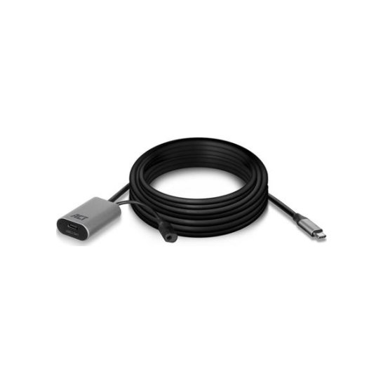 ACT AC7060 USB-C verlengkabel met signaalversterker, 5 meter