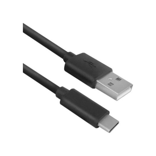 ACT AC7350 USB-kabel 1 m USB 2.0 USB C USB A Zwart