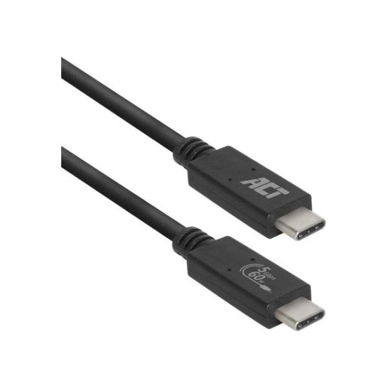 ACT AC7401 USB-kabel 1 m USB 3.2 Gen 1 (3.1 Gen 1) USB C Zwa