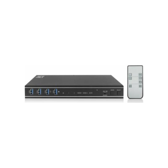 ACT AC7914 KVM-switch Zwart