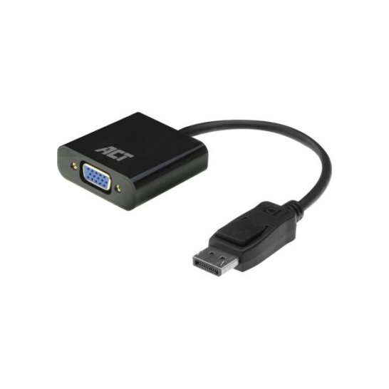 ACT DisplayPort naar VGA female adapter, Zip Bag