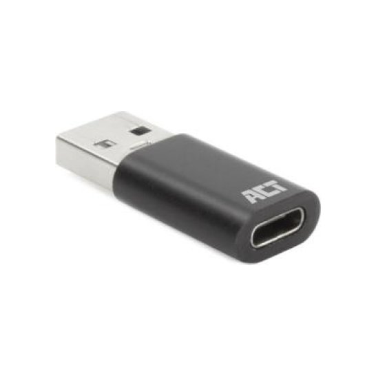 ACT USB-A male naar USB-C female adapter