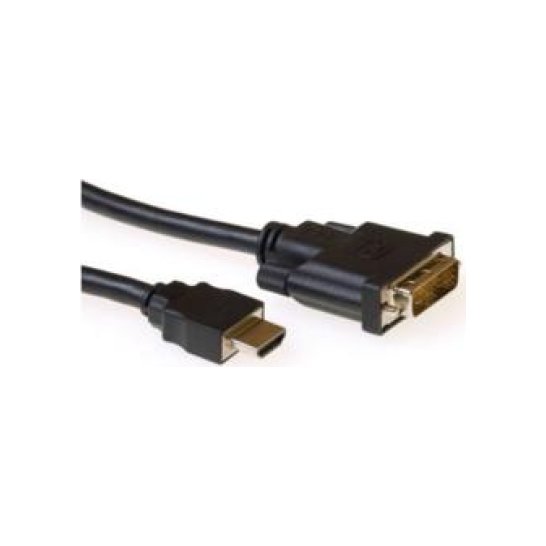 ACT Verloopkabel HDMI A male - DVI-D male