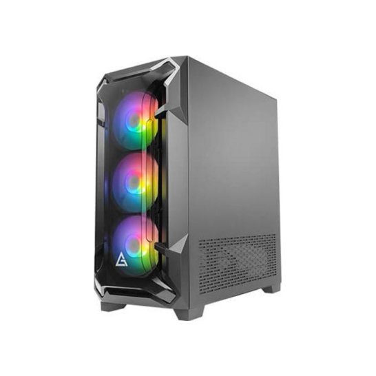 Case Antec DF600 Flux Midi Tower RGB/Gaming Fans Glass Black