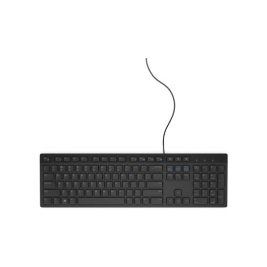 DELL KB216 Keyboard USB QWERTY US International Zwart