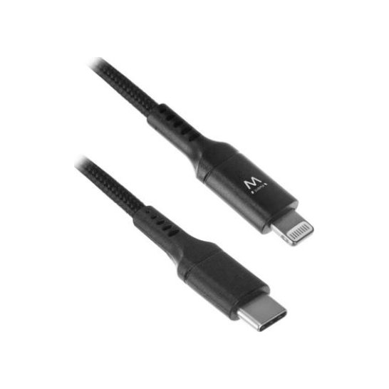 Ewent USB-C naar Lightning-kabel 1 meter Black