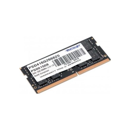 Geheugen Patriot Signature 16GB SODIMM / DDR4 / 2666 MHz