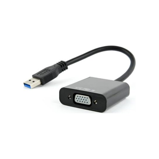 Gembird USB 3.0 naar VGA adapter White