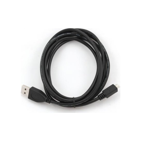 Gembird USB-kabel USB 2.0 Micro-USB B USB A Zwart