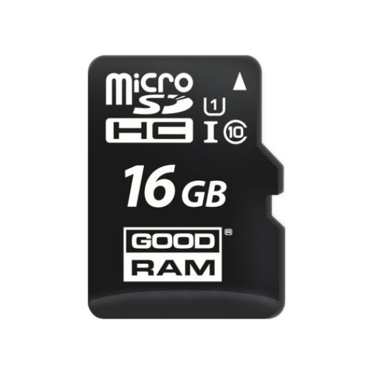 Goodram Micro SD + Adapter 16GB Class10 UHS I