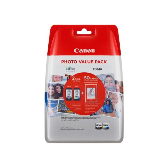 INK Canon 8286B006 2x XL Zwart, Cyaan, Geel, Magenta