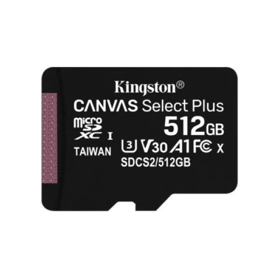 Kingston Technology Canvas Select Plus 512 GB SDXC UHS-I Kla