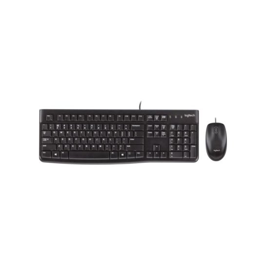 Logitech Desktop MK120 Desktopset USB AZERTY Frans Zwart