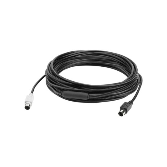 Logitech GROUP 10m Extender Cable PS/2-kabel 6-p Mini-DIN Zw