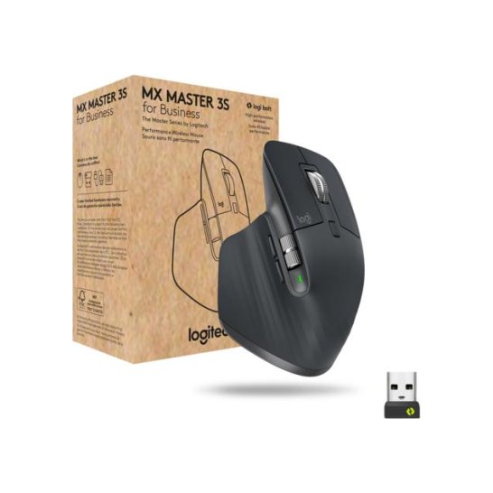 Logitech MX Master 3s for Business muis Rechtshandig RF-draa