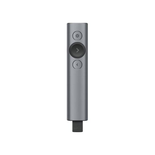 Logitech Spotlight Draadloze presenter Bluetooth/RF Grijs