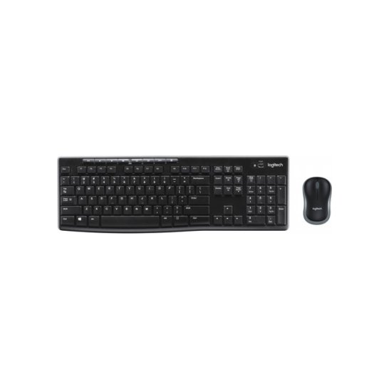 Logitech Wireless Combo MK270 USB Keyb+Mouse QWERTZ Zwart