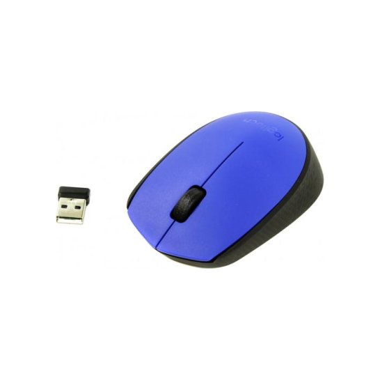 MS Logitech M171 Wireless Mouse Blue