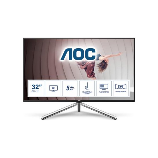 Monitor AOC 31.5 inch 4K DP USB3.2 HDMI OPEN/DAMAGED BOX