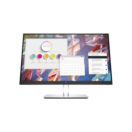 Monitor HP Elitedisplay E24 G4 23.8inch F-HD LCD Zwart, Zilver