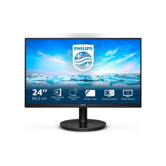 Monitor Philips 23.8 F-HD / VGA / HDMI