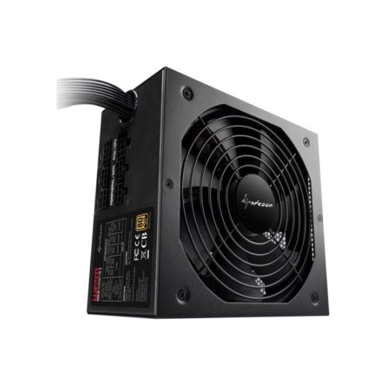 PSU Sharkoon WPM Gold ZERO 550 W 24-pin ATX Zwart