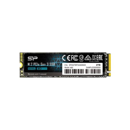 SSD Silicon Power M.2 2000 GB PCI Express 3.0 3D NAND NVMe