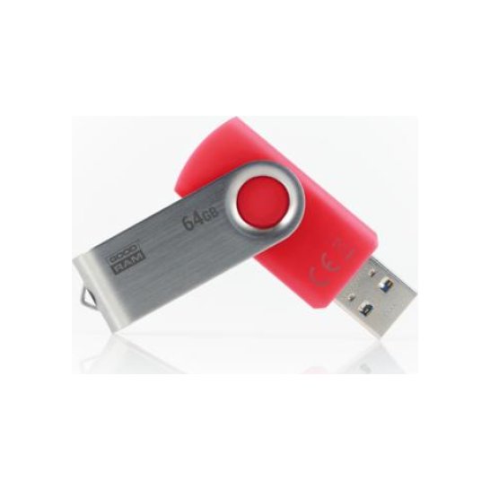 Storage Goodram Flashdrive 'Twister' 64GB USB3.0 Rood