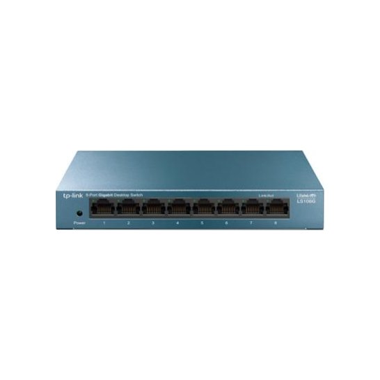 TP-LINK LS108G Unmanaged Gigabit Ethernet (10/100/1000) Blau