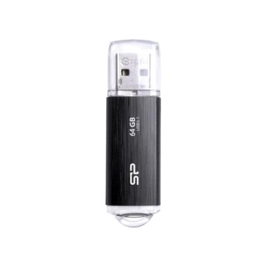 USB Silicon Power 64GB Blaze B02 USB 3.0 flashdrive Zwart