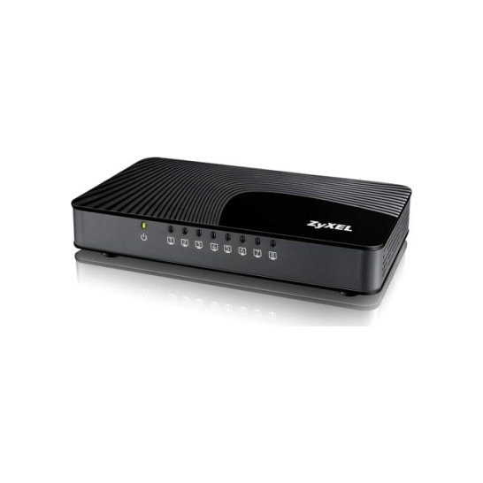 ZyXEL GS-108SV2 8-Port Desktop Gigabit Switch