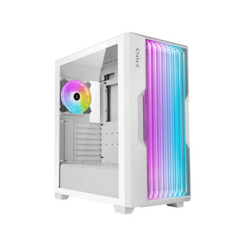 Case Azza Guardian 520 Midi Tower White Glass